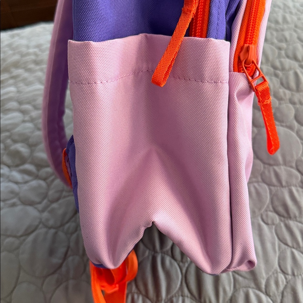 Vera Bradley Lighten Up Essential Backpack Purple Colorblock - Picture 5 of 9